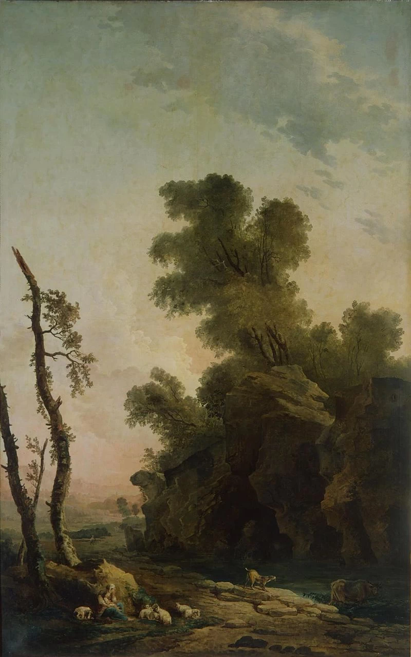 Paesaggio con rovine - Hermitage